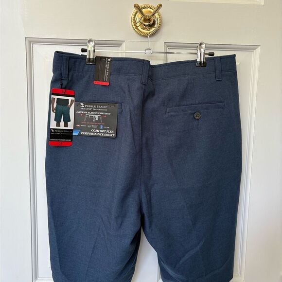 (NWT) Men's Navy Blue Golf Shorts - Picture 3 of 3